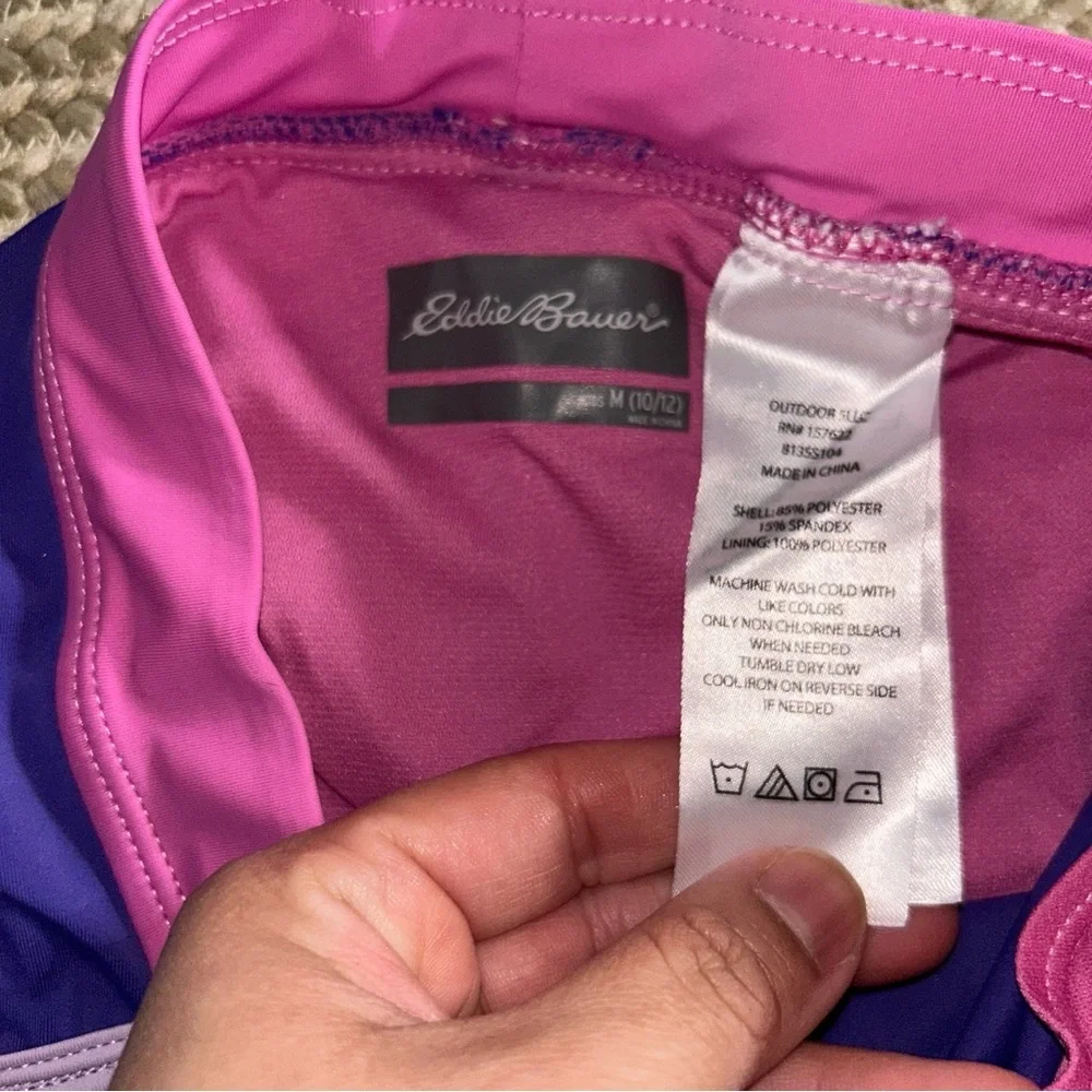 Eddie Bauer Women's Athletic Shorts in Purple and Pink